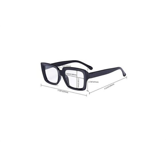 Eyekepper Reading Glasses Women Oversized Square Readers +0.75 Tortoise 86578 - Picture 2 of 2